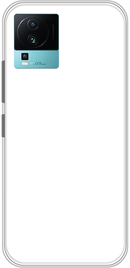 iQOO Neo 7 back cover mockup - customisable soft silicone case