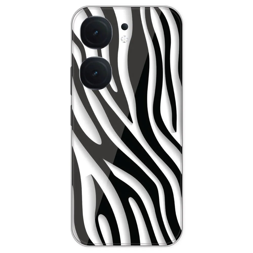 Zebra Print - Printed Silicone Case For IQOO Neo 9 Pro