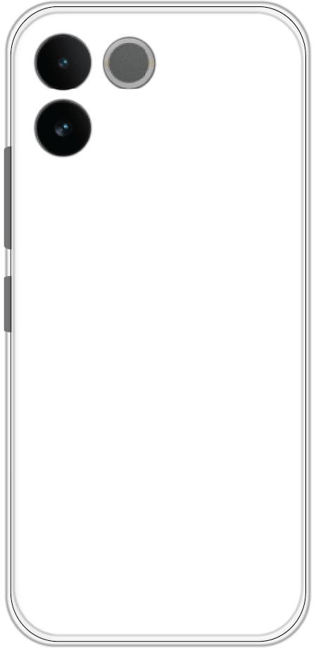 iQOO Z7 Pro back cover mockup - customisable soft silicone case