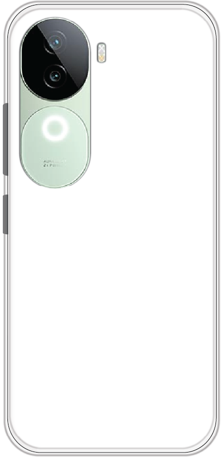 iQOO Z9s back cover mockup - customisable soft silicone case