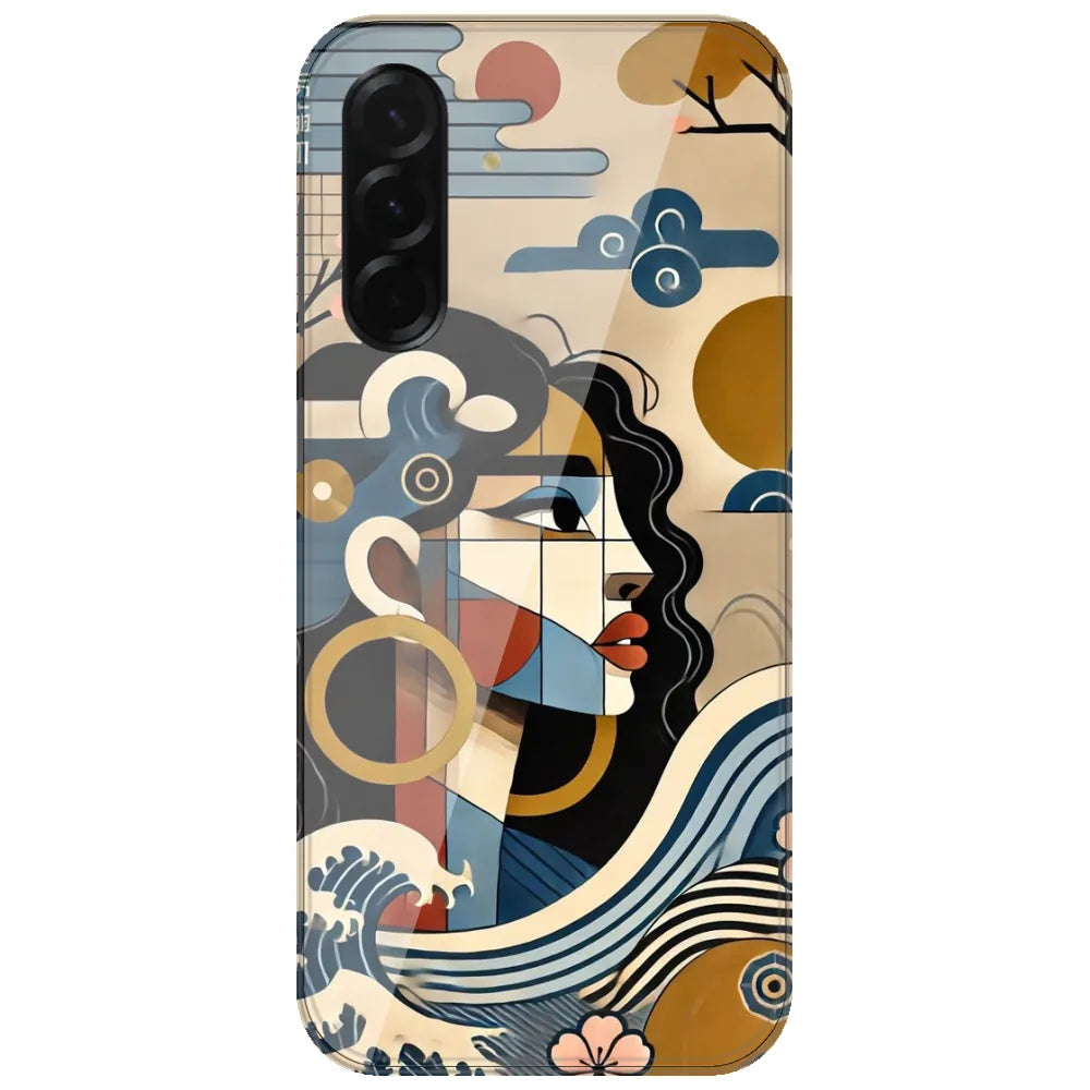 Japanese Wave Muse - Printed Silicone Case for Samsung Galaxy A37 5G