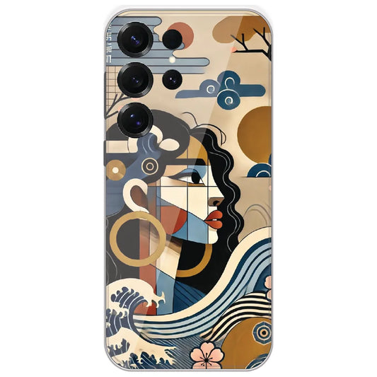 Japanese Wave Muse - Printed Silicone Case for Samsung Galaxy S25 Ultra