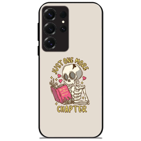 Just One More Chapter - Glossy Metal Silicone Case for Samsung Galaxy S25 Ultra