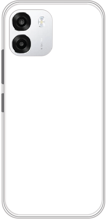 Oppo K14 back cover mockup - customisable soft silicone case