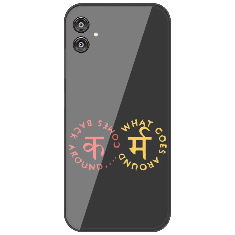 Karma Comes Around - Printed Silicone Case for Samsung Galaxy F04