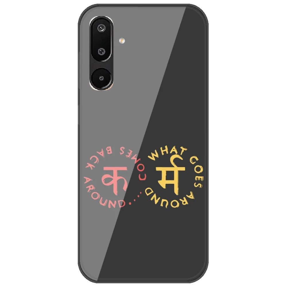 Karma Comes Around - Printed Silicone Case for Samsung Galaxy M16