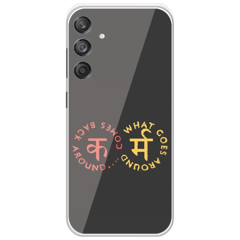 Karma Comes Around - Printed Silicone Case for Samsung Galaxy M55 5G