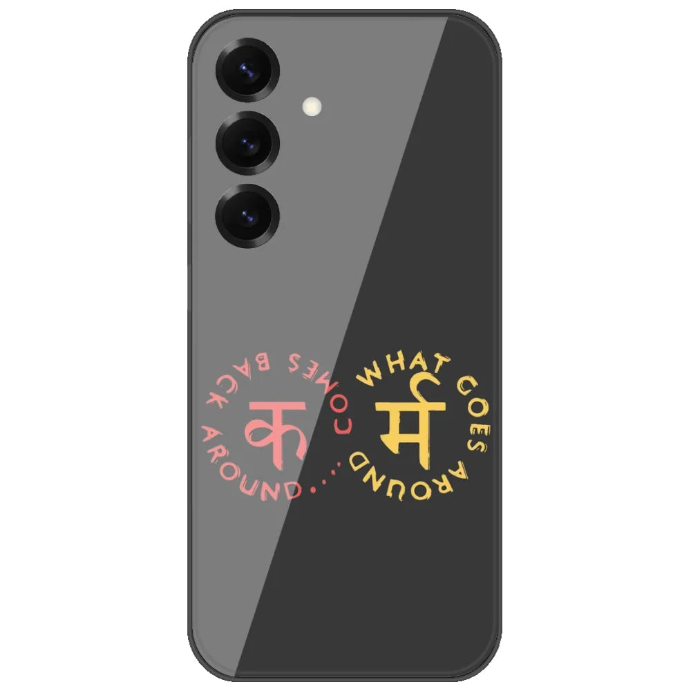 Karma Comes Around - Printed Silicone Case for Samsung Galaxy S25 FE