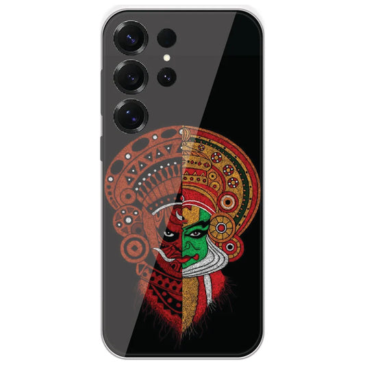Kathakali Face Art - Printed Silicone Case for Samsung Galaxy S25 Ultra
