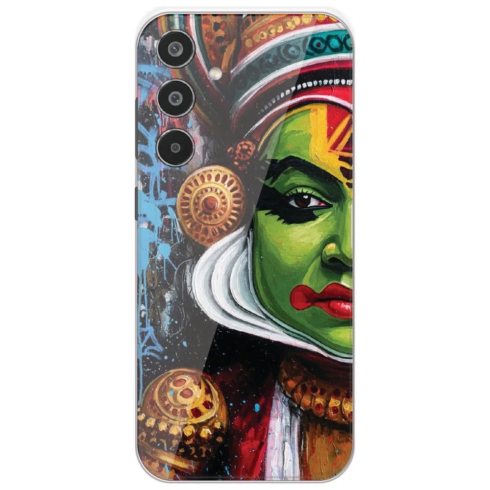 Kathakali Painting - Printed Silicone Case for Samsung Galaxy M35 5G