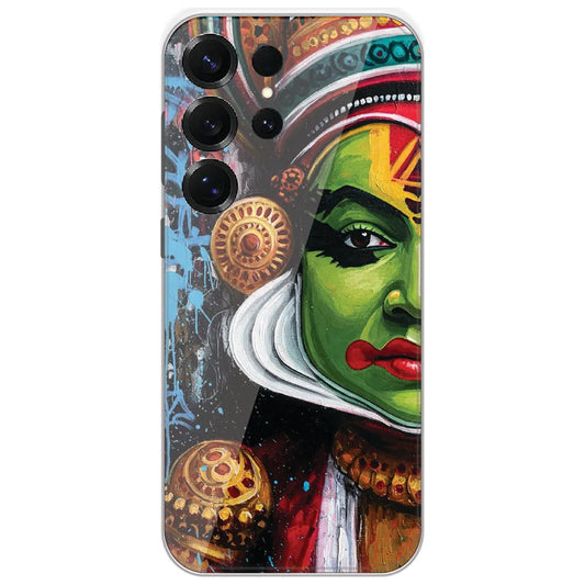 Kathakali Painting - Printed Silicone Case for Samsung Galaxy S25 Ultra