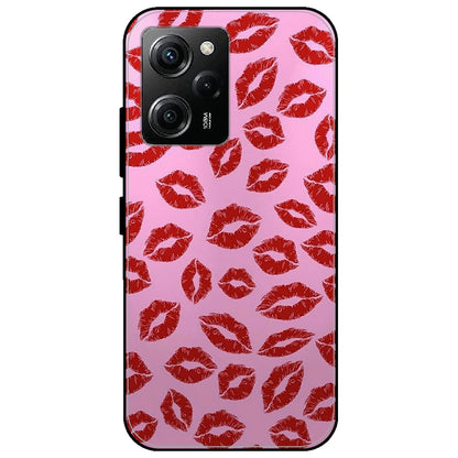 Kisses - Glossy Metal Silicone Case for Poco X5 Pro