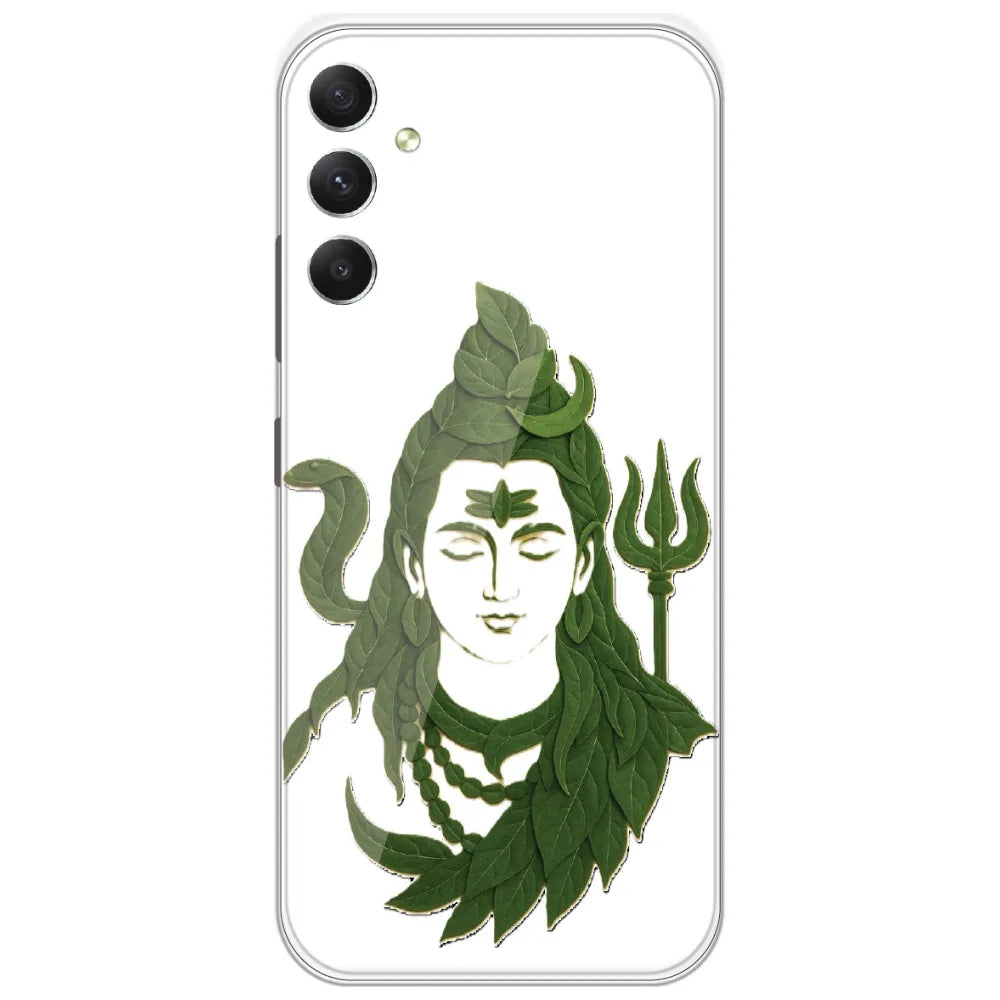 Leafy Shiva - Printed Silicone Case for Samsung Galaxy A34
