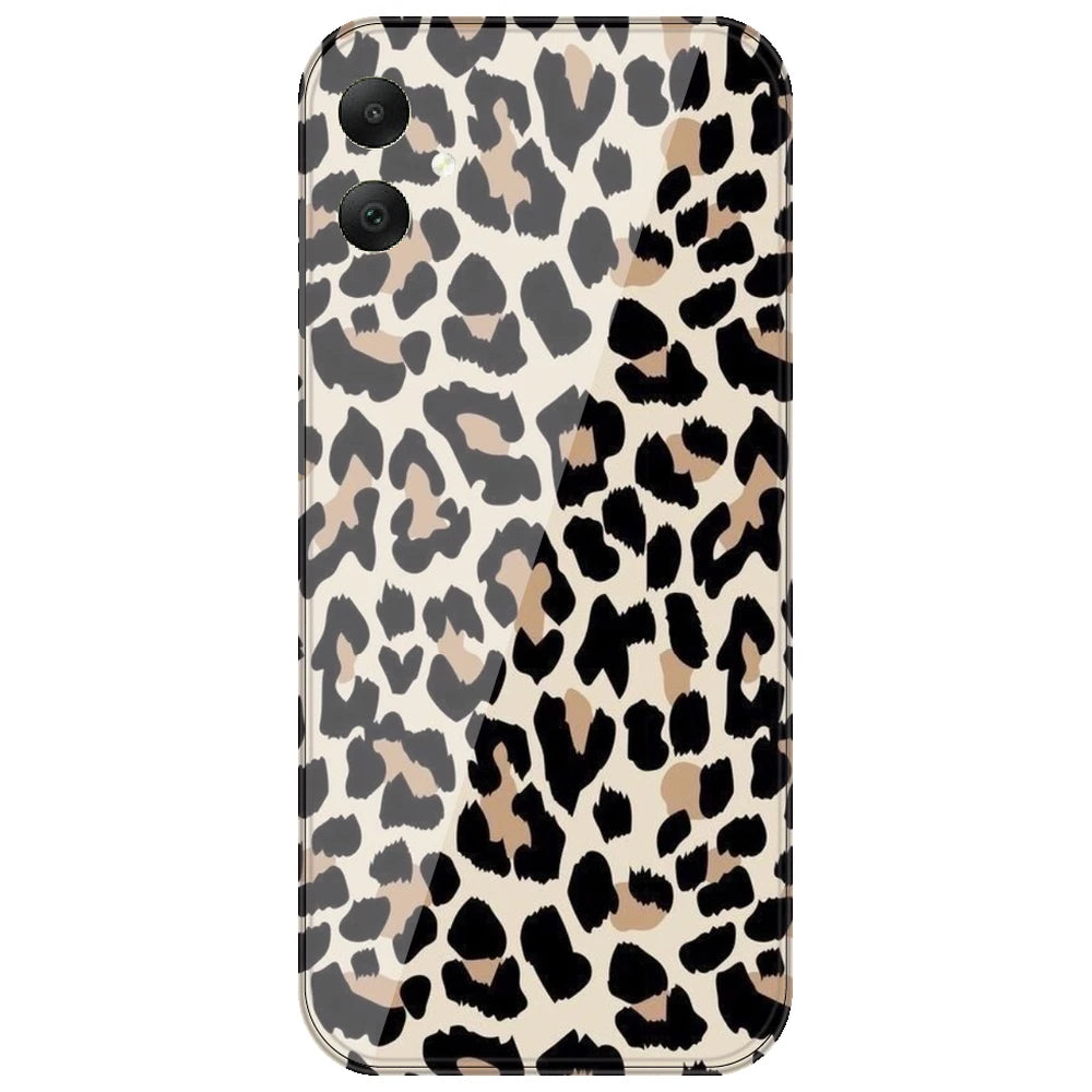 Leopard Print - Printed Silicone Case for Samsung Galaxy A06