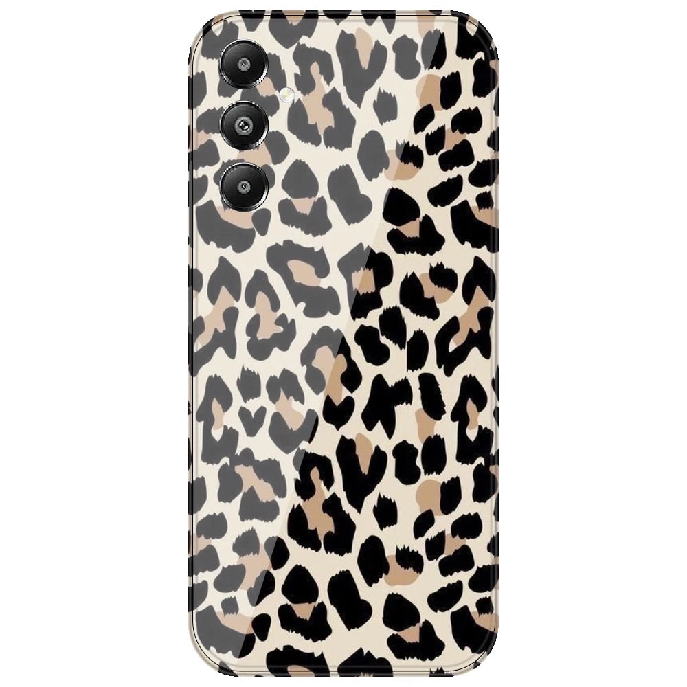 Leopard Print - Printed Silicone Case for Samsung Galaxy A54 5G