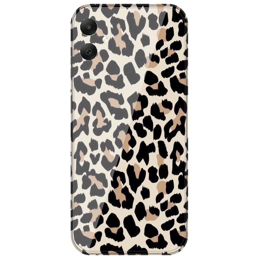 Leopard Print - Printed Silicone Case for Samsung Galaxy F05
