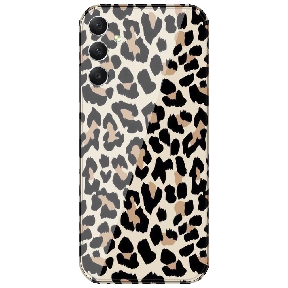 Leopard Print - Printed Silicone Case for Samsung Galaxy F54 5G