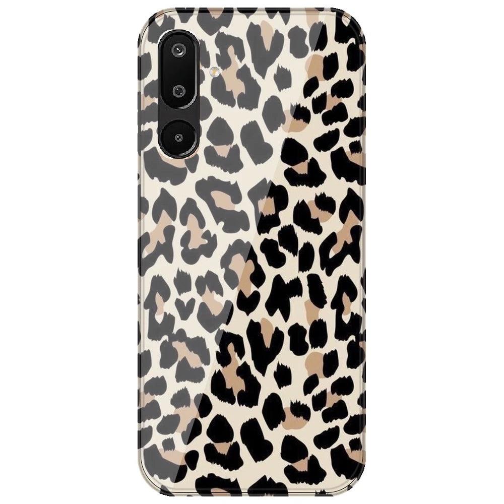 Leopard Print - Printed Silicone Case for Samsung Galaxy M16