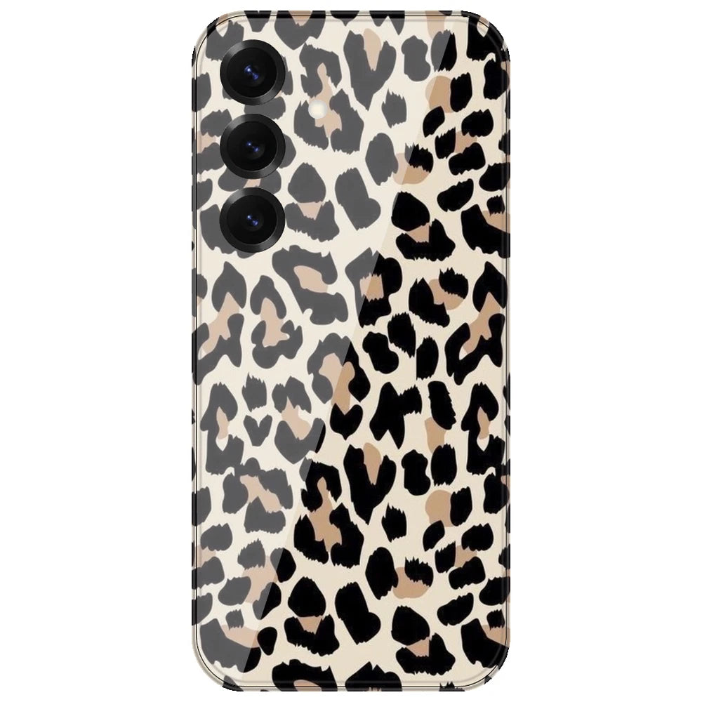 Leopard Print - Printed Silicone Case for Samsung Galaxy S25 FE