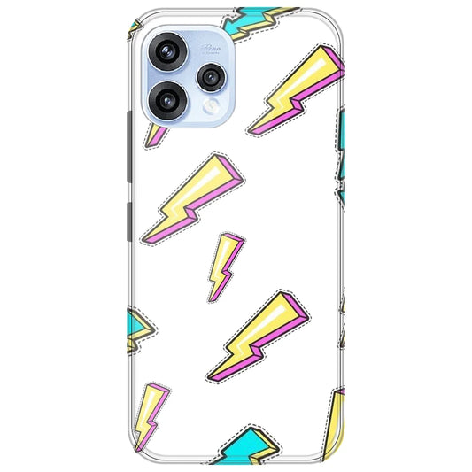 Lighting Bolts - Clear Printed Silicone Case for Oppo Reno 15
