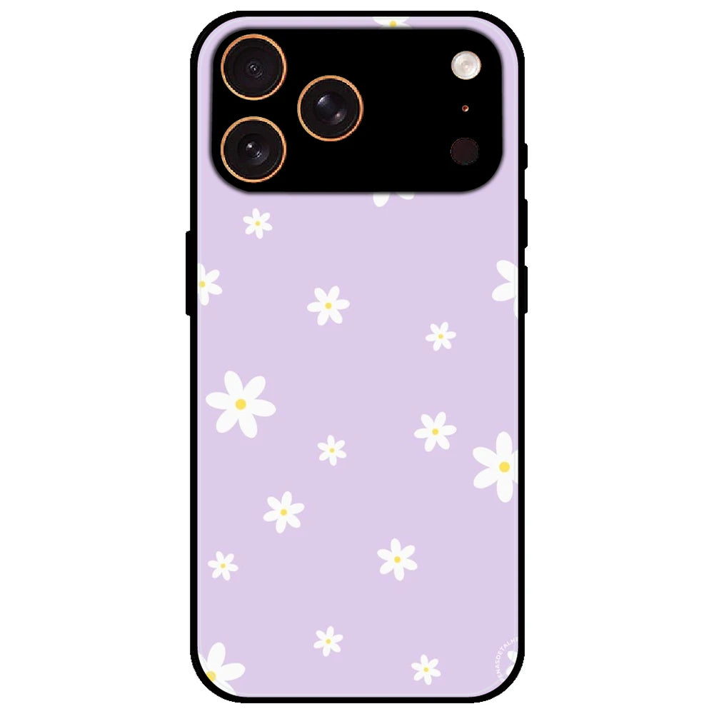 Lilies - Glossy Metal Silicone Case for Apple iPhone 17 Pro