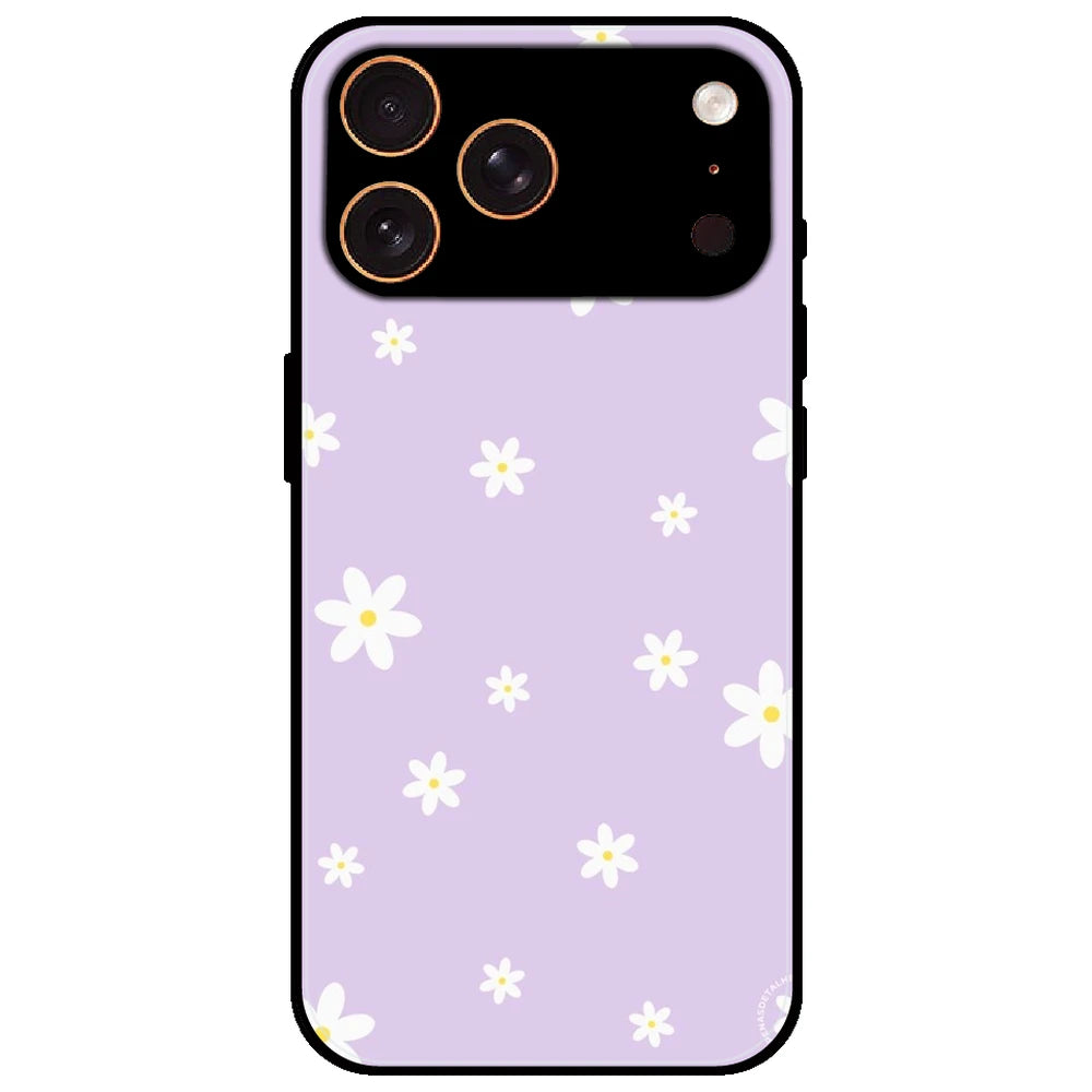Lilies - Glossy Metal Silicone Case for Apple iPhone 17 Pro Max