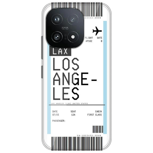 Los Angeles Ticket - Clear Printed Silicone Case for iQOO 15