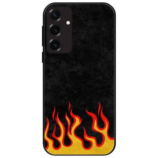 Low Flames - Glossy Metal Silicone Case for Samsung Galaxy S25 Plus