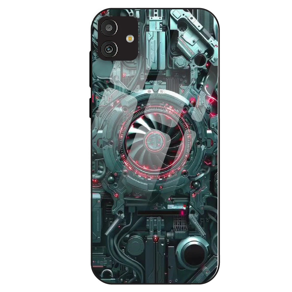 Cybernetic Engine - Glass Case For Samsung Galaxy M13