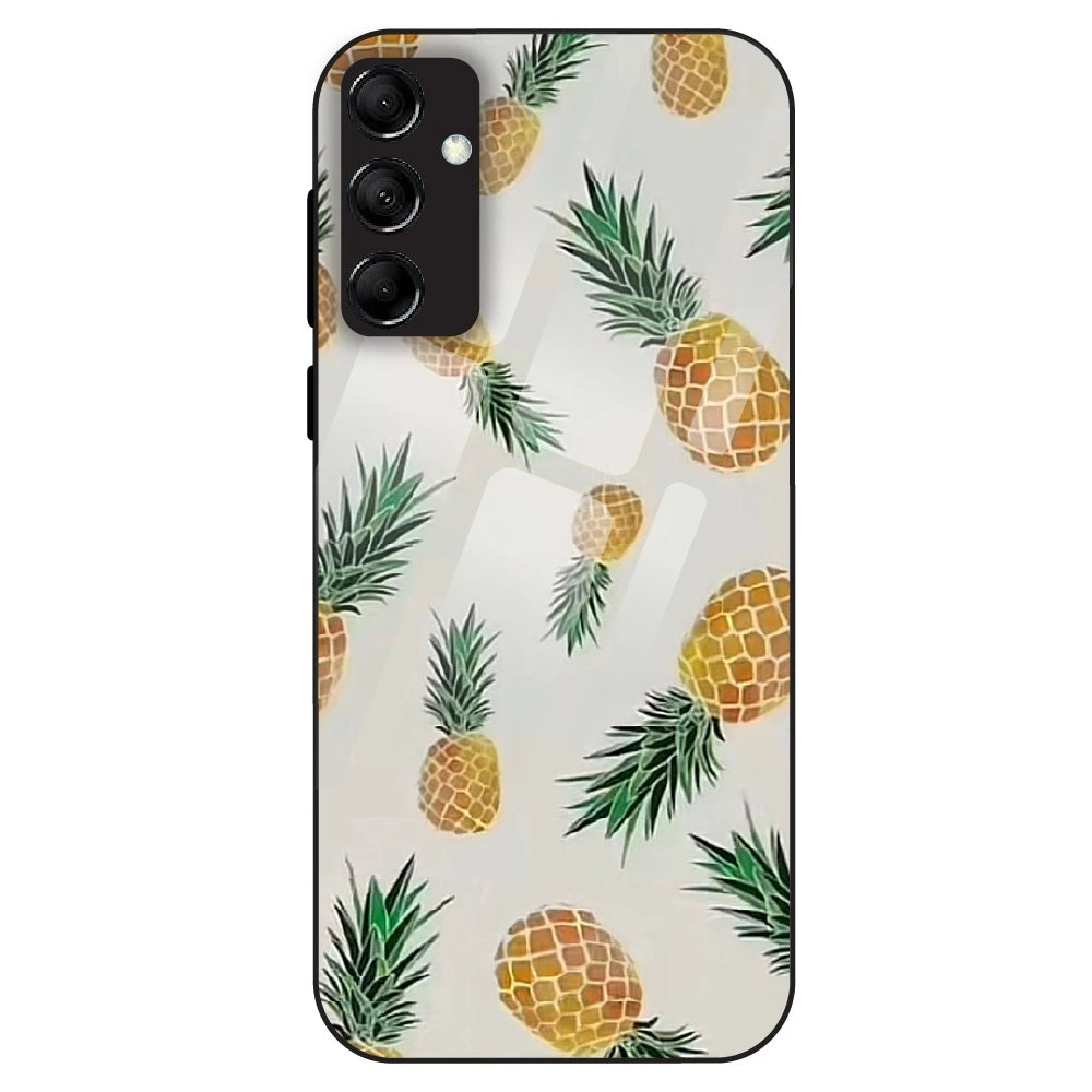 Pineapple Pattern - Glass Case For Samsung Galaxy M14