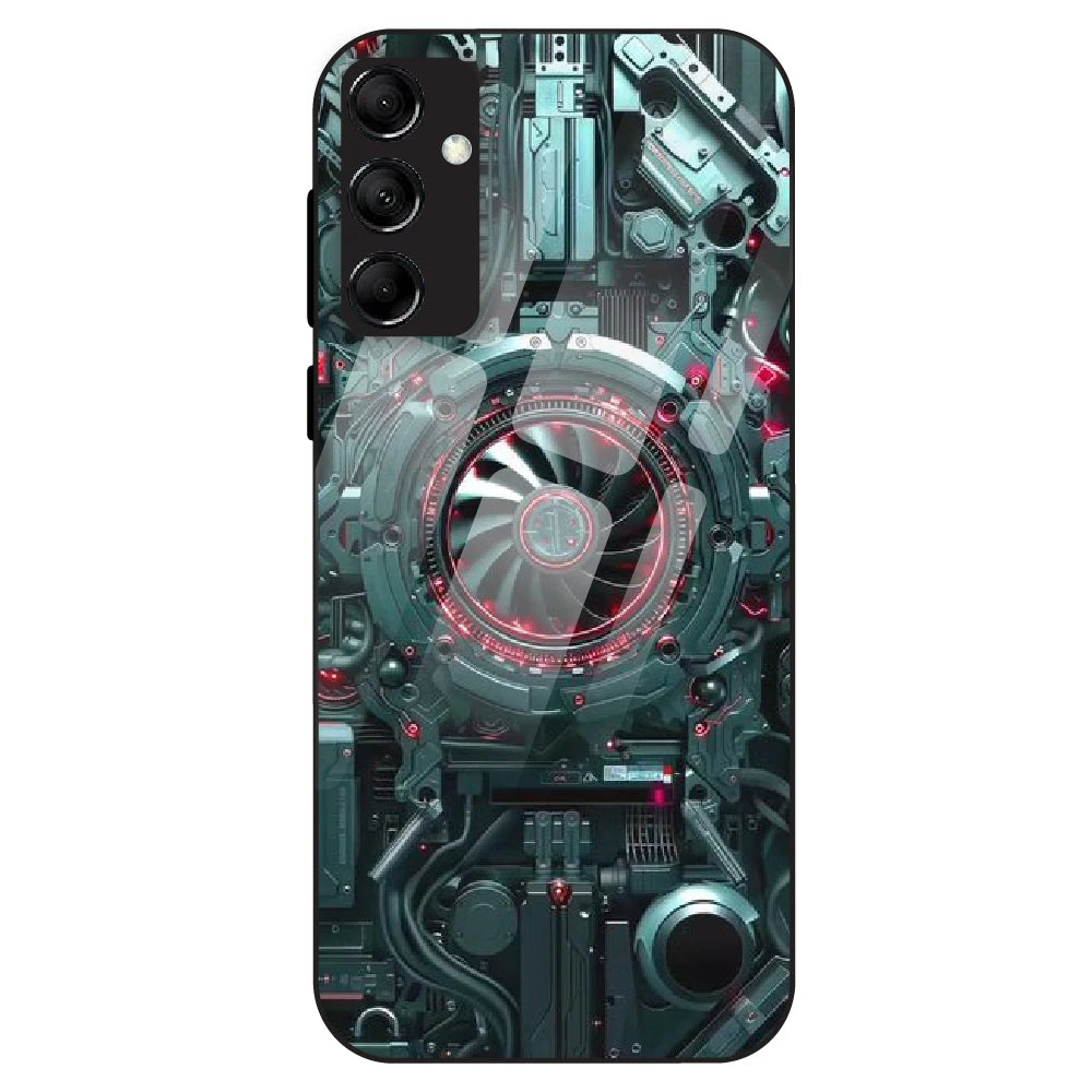 Cybernetic Engine - Glass Case For Samsung Galaxy M14