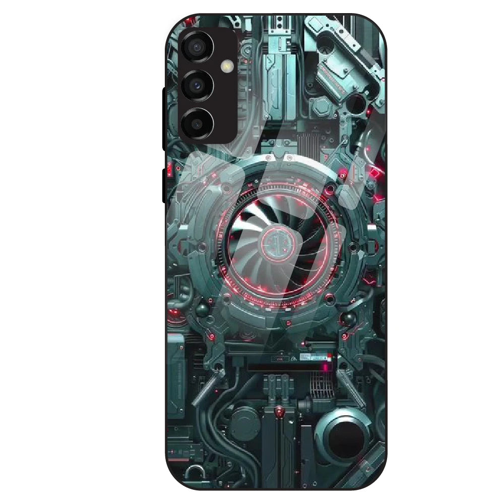 Cybernetic Engine - Glass Case For Samsung Galaxy M23