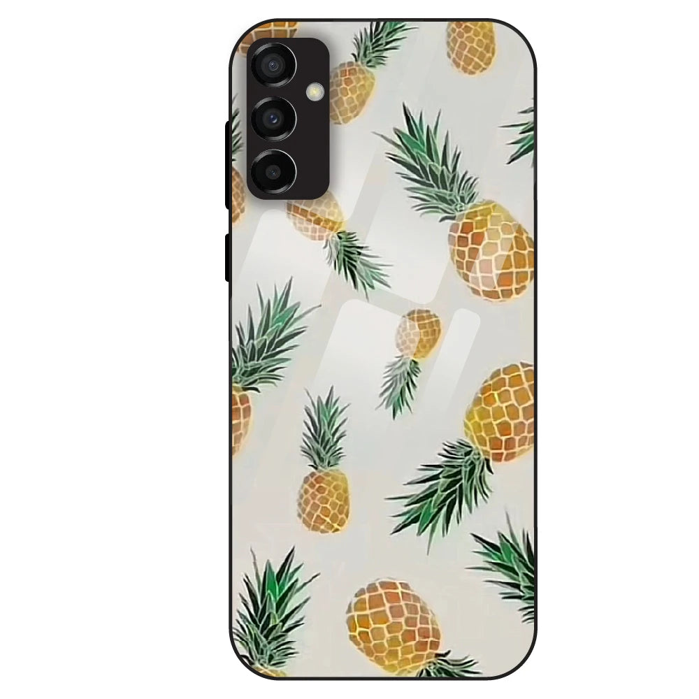 Pineapple Pattern - Glass Case For Samsung Galaxy M23