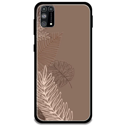 Brown Leaves - Armor Case For Samsung Models Samsung Galaxy M31