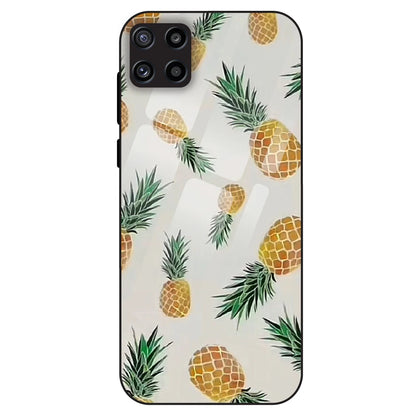 Pineapple Pattern - Glass Case For Samsung Galaxy M32