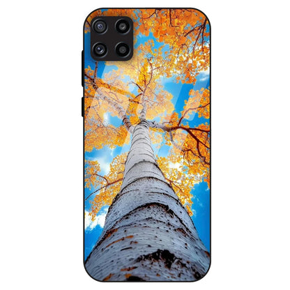 Autumn Tree Sky View - Glass Case For Samsung Galaxy M32