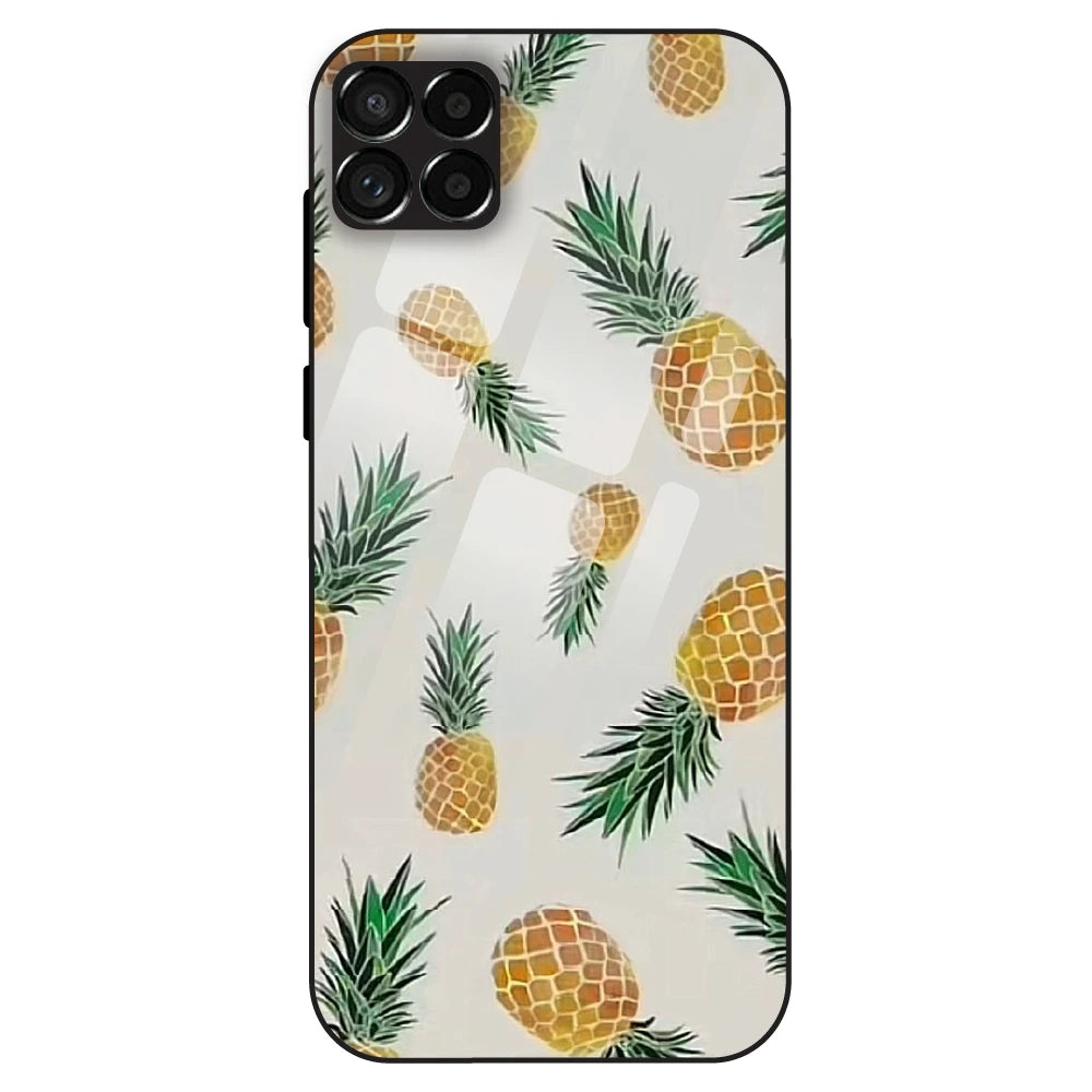 Pineapple Pattern - Glass Case For Samsung Galaxy M33