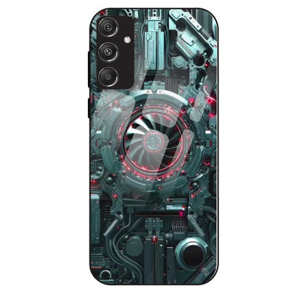 Cybernetic Engine - Glass Case For Samsung Galaxy M34