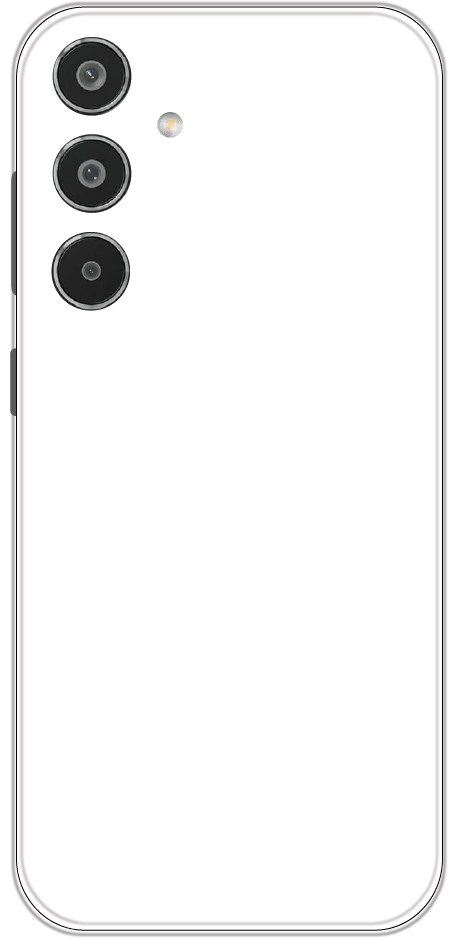 Samsung Galaxy M35 5G back cover mockup - customisable soft silicone case