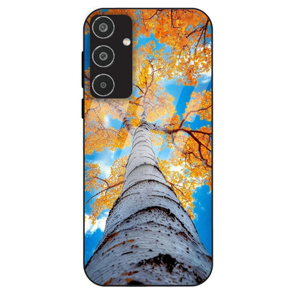 Autumn Tree Sky View - Glass Case For Samsung Galaxy M35