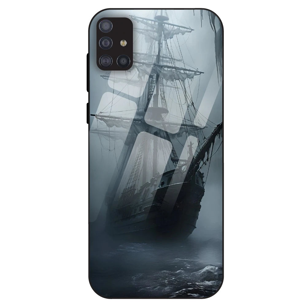 Ghost Ship - Glass Case For Samsung Galaxy M51