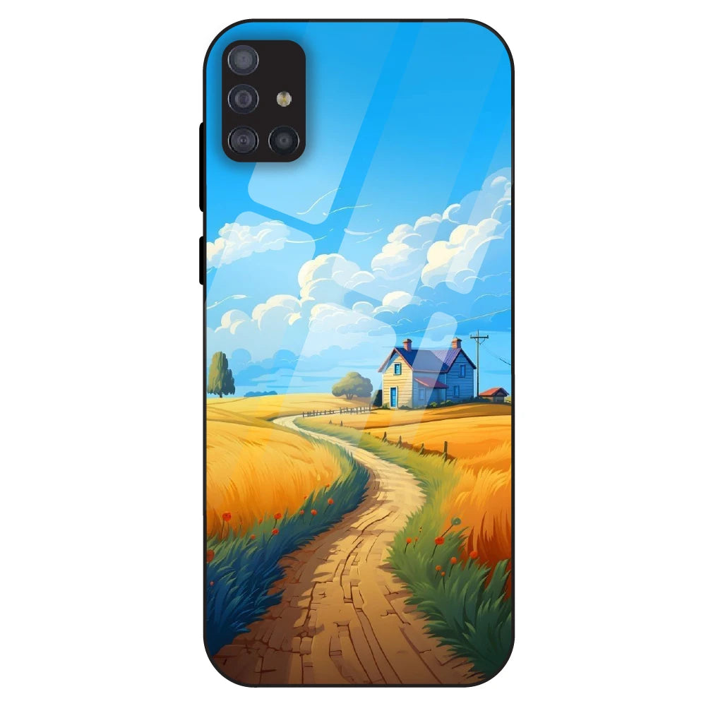 Sunny Countryside - Glass Case For Samsung Galaxy M51