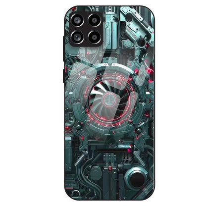 Cybernetic Engine - Glass Case For Samsung Galaxy M53