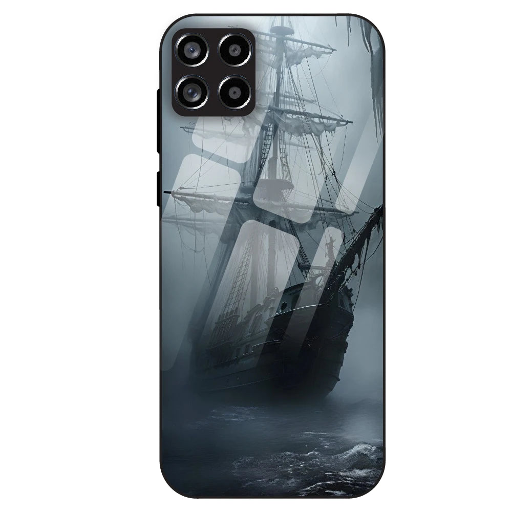 Ghost Ship - Glass Case For Samsung Galaxy M53
