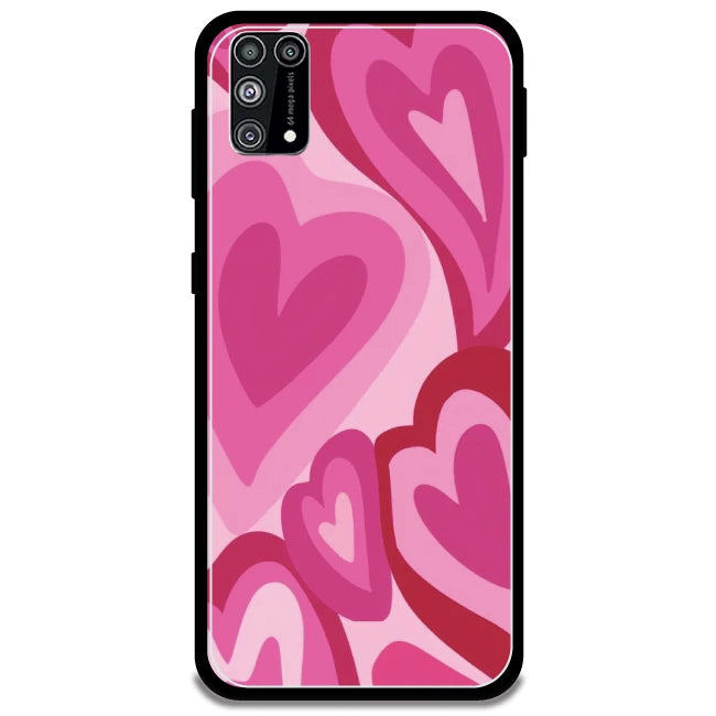 Pink Mini Hearts - Armor Case For Samsung Models Samsung Galaxy M31