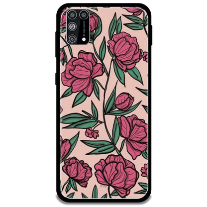 Pink Roses - Armor Case For Samsung Models Samsung Galaxy M31