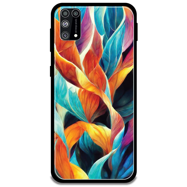 Leaves Abstract Art - Armor Case For Samsung Models Samsung M21