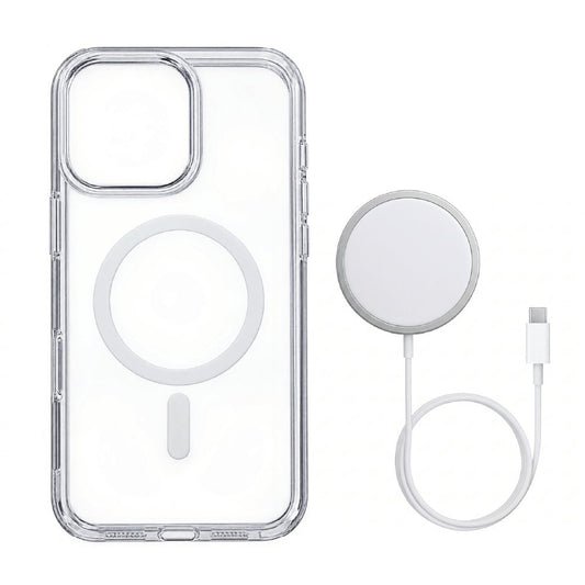 MagSafe case (Clear) with MagSafe charger