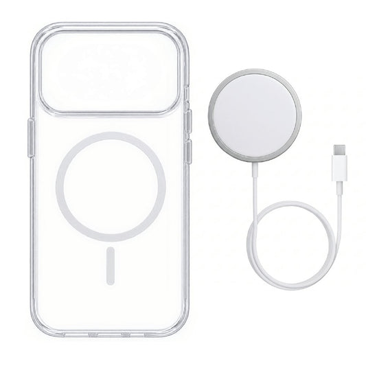 MagSafe case (Clear) with MagSafe charger
