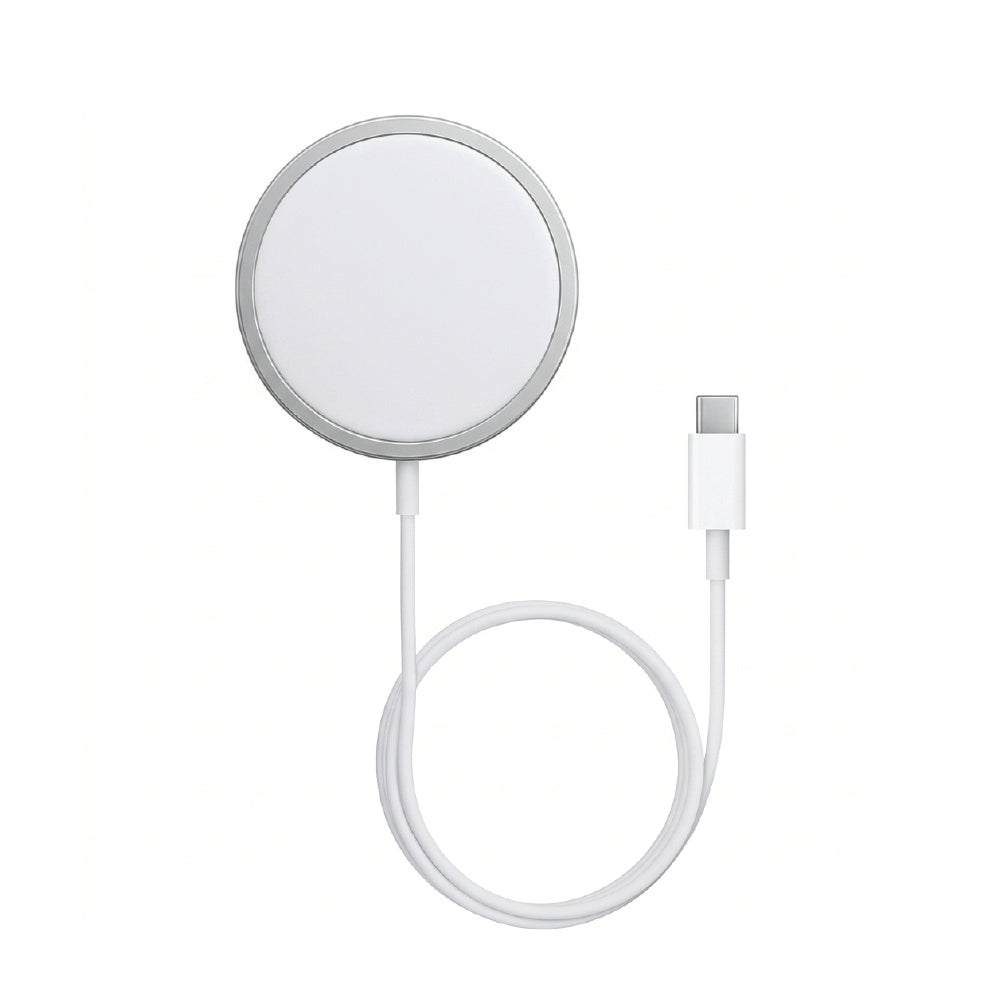 MagSafe compatible magnetic wireless charger with USB-C cable